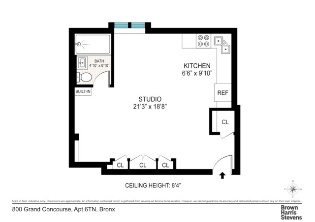800 Grand Concourse Unit 6Tn, New York City, NY 10451 - property floor plan