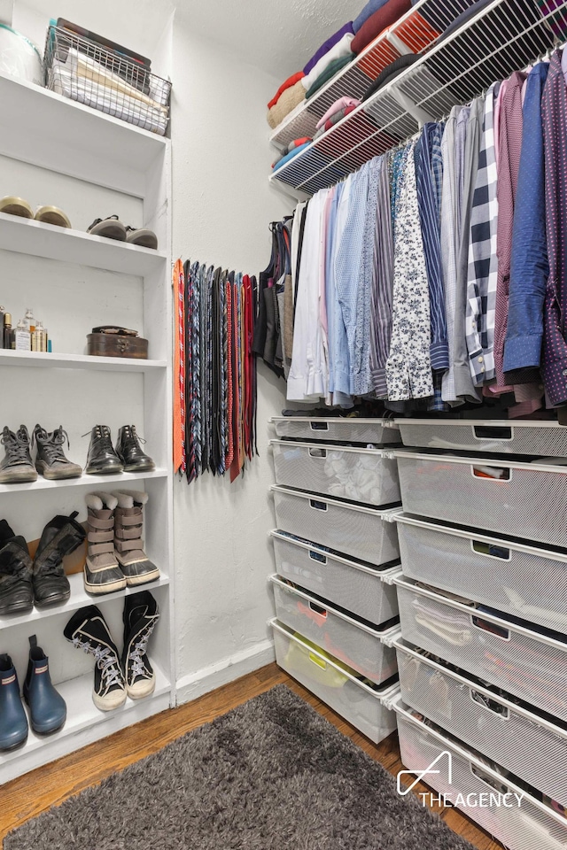 333 E 53rd St Unit 10C, New York City, NY 10022 - spacious closet with wood finished floors