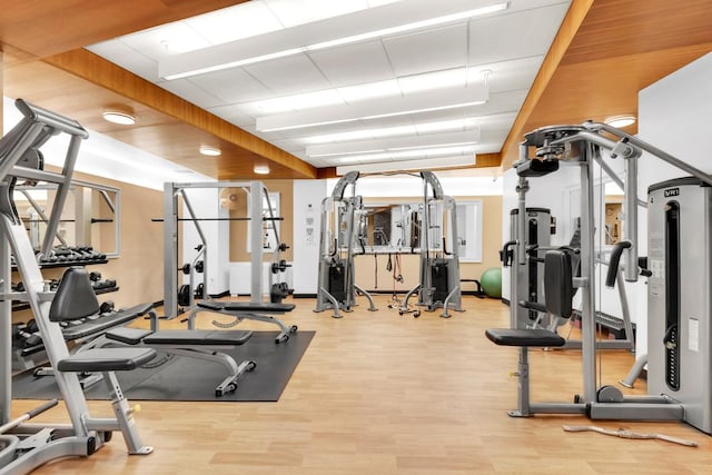view of exercise room