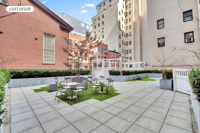 view of patio / terrace featuring outdoor dining area