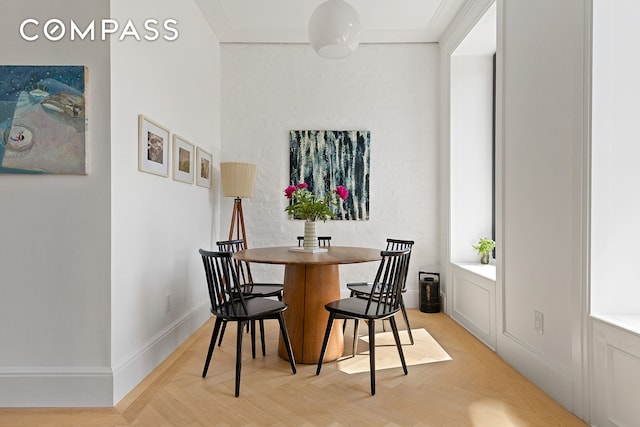 129 Malcolm X Blvd Unit 3, New York City, NY 11221 - dining area with baseboards