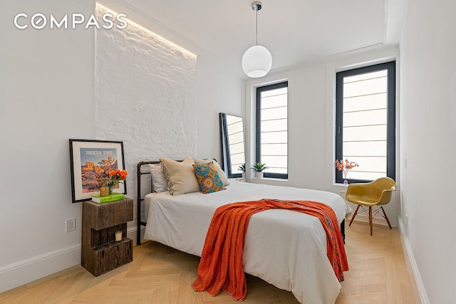 129 Malcolm X Blvd Unit 1, New York City, NY 11221 - bedroom featuring baseboards