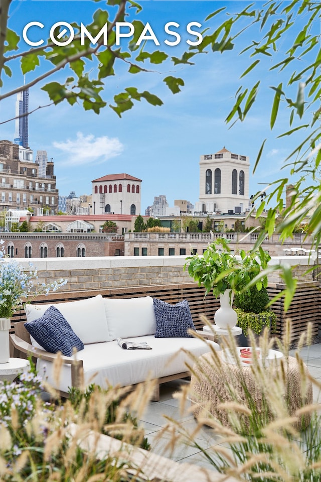 823 Park Ave Ph, Ph, New York City, NY 10021 - balcony featuring an outdoor hangout area and a city view