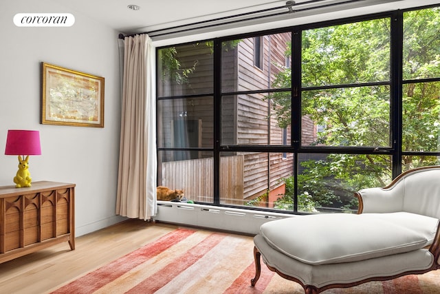 67 Dean St, New York City, NY 11201 - sitting room featuring wood finished floors and baseboards