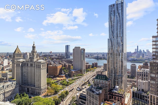 2 Park Pl Unit 35A, New York City, NY 10007 - view of city skyline with a nearby body of water