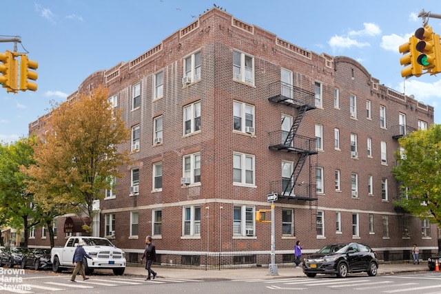 view of property featuring cooling unit