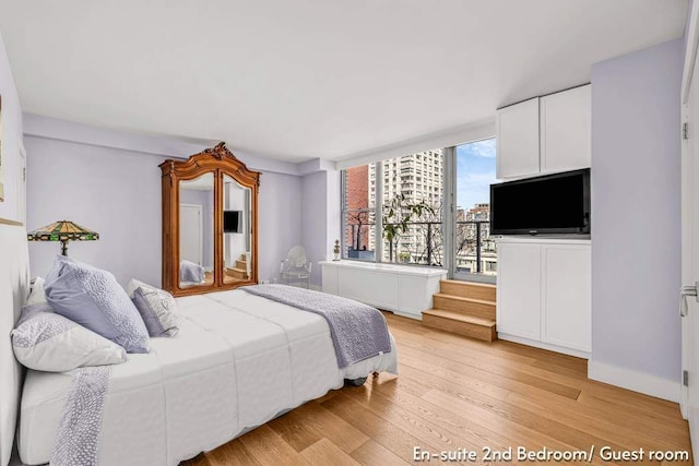 169 E 69th St Unit 19A, New York City, NY 10021 - bedroom with light wood-style flooring