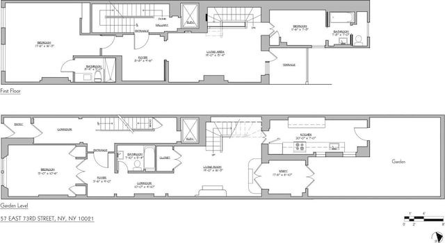 57 E 73rd St Unit 1/2, New York City, NY 10021 - property floor plan