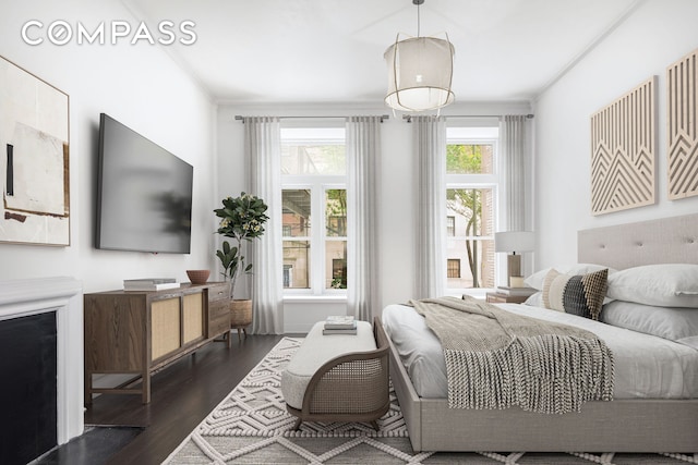 57 E 73rd St Unit 1/2, New York City, NY 10021 - bedroom featuring dark wood-style floors