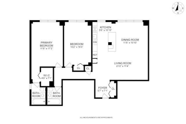 235 E 57th St Unit 8F, New York City, NY 10022 - property floor plan