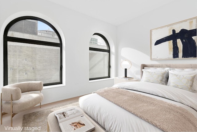 130 William St Unit 38D, New York City, NY 10038 - bedroom featuring wood finished floors