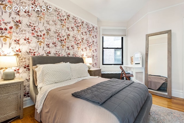 31 Tiemann Pl Unit 37, New York City, NY 10027 - bedroom with wood finished floors and baseboards
