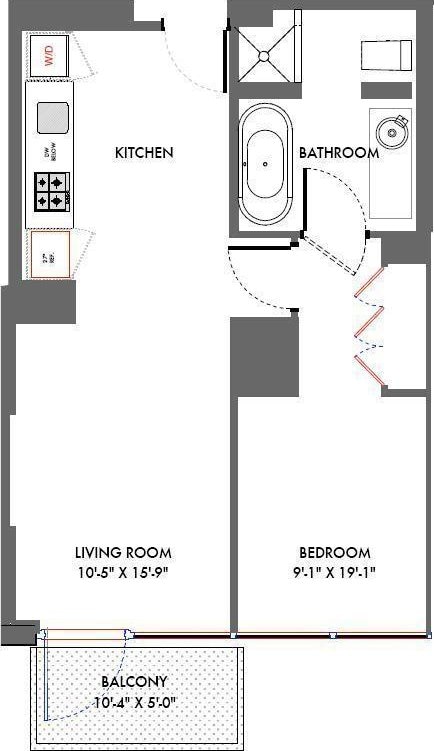 340 E 23rd St Unit 9A, New York City, NY 10010 - home floor plan