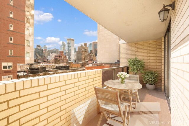 311 E 38th St Unit 7B, New York City, NY 10016 - balcony with a city view