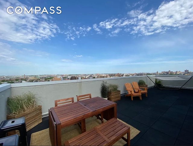 view of patio / terrace featuring outdoor dining area