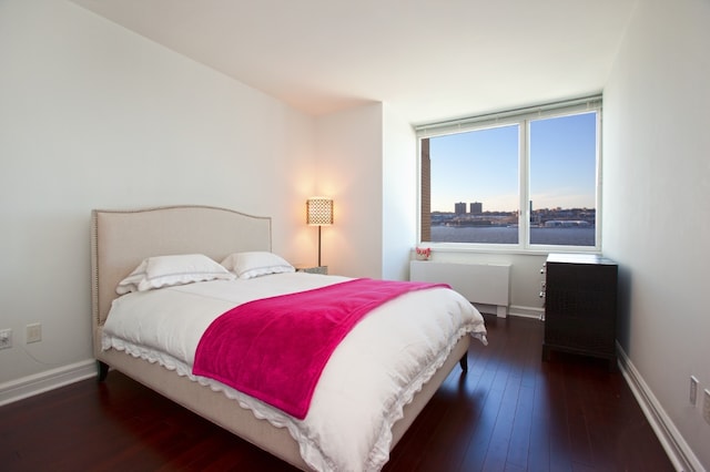 100 Riverside Blvd Unit 11J, New York City, NY 10069 - bedroom with wood-type flooring and radiator