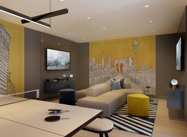 251 W 91st St Unit 16-C, New York City, NY 10024 - lobby with recessed lighting