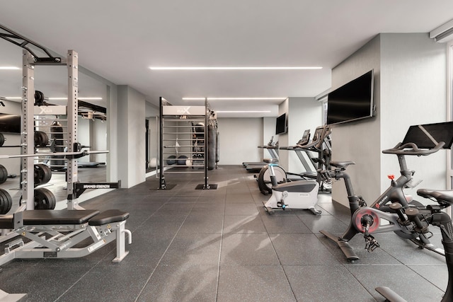 1399 Park Ave Unit Apt18B, New York City, NY 10029 - view of workout area