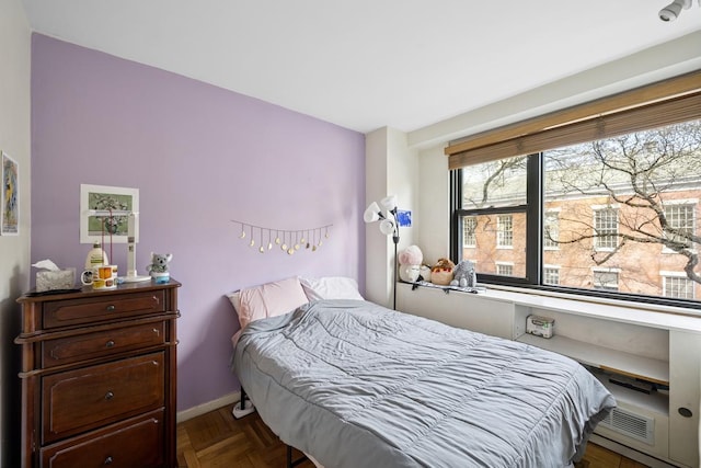 230 E 15th St Unit 3N, New York City, NY 10003 - bedroom featuring baseboards