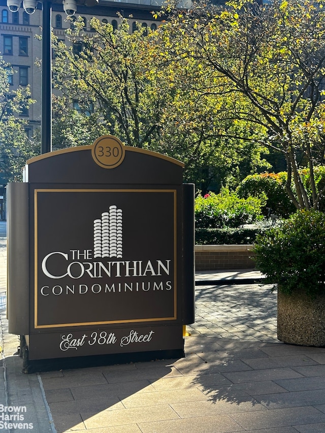 330 E 38th St Unit 51Ef, New York City, NY 10016 - view of community sign