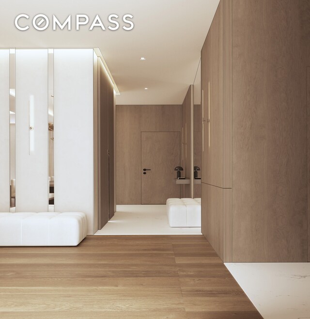 45 E 66th St Unit 4Nw, New York City, NY 10065 - hall with wood finished floors