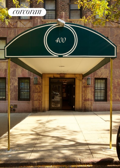 400 W End Ave Unit 13A, New York City, NY 10024 - doorway to property featuring brick siding