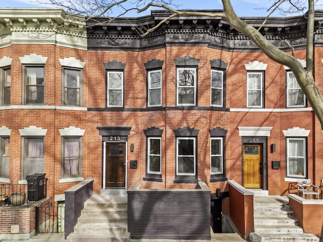 multi unit property with brick siding