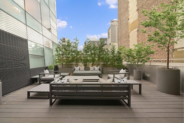 245 10th Ave Unit 3W, New York City, NY 10001 - deck featuring outdoor lounge area