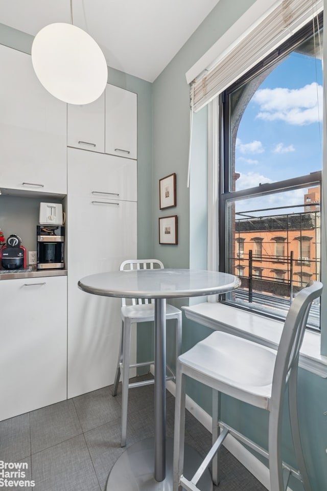 dining area with healthy amount of natural light