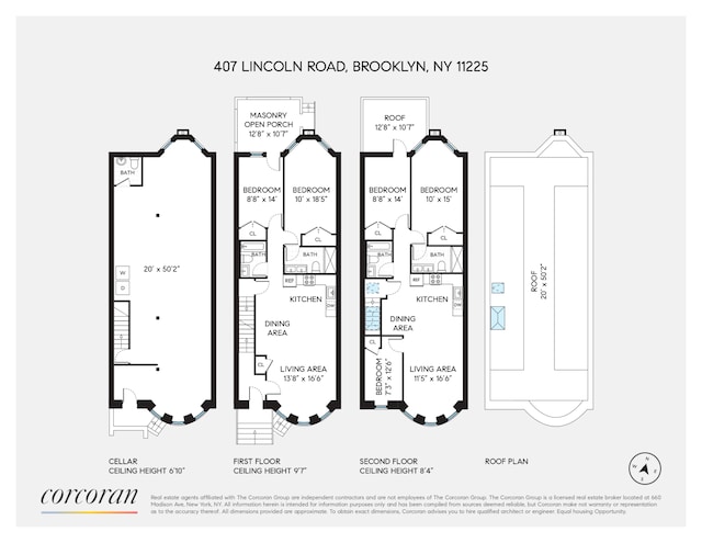 407 Lincoln Rd, New York City, NY 11225 - home floor plan