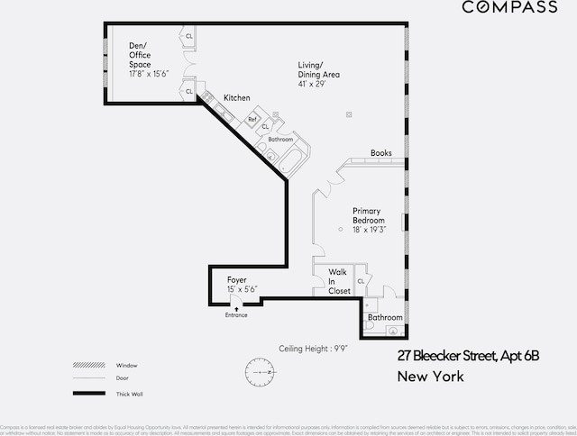 27 Bleecker St Unit 6B, New York City, NY 10012 - plan