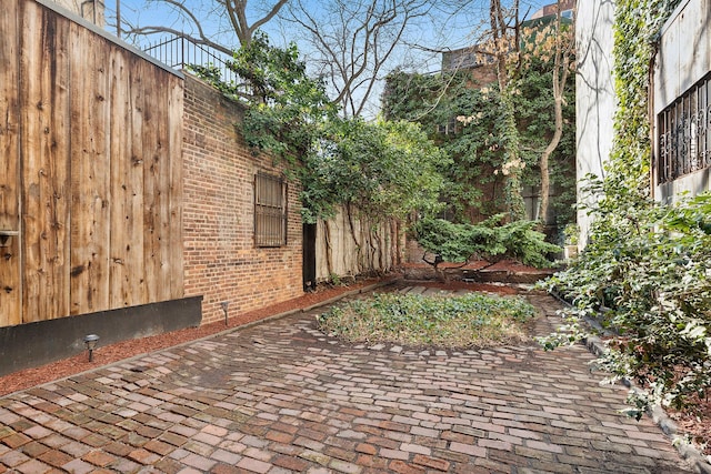 exterior space with a patio