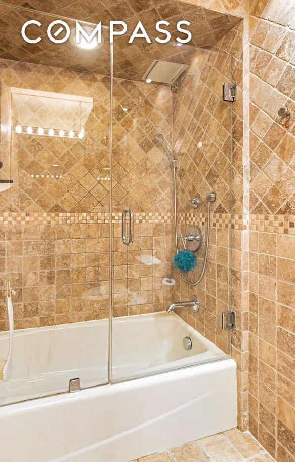 520 E 76th St Phc, Phc, New York City, NY 10021 - bathroom with combined bath / shower with glass door