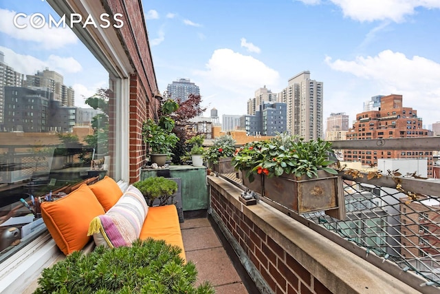 520 E 76th St Phc, Phc, New York City, NY 10021 - balcony featuring a view of city