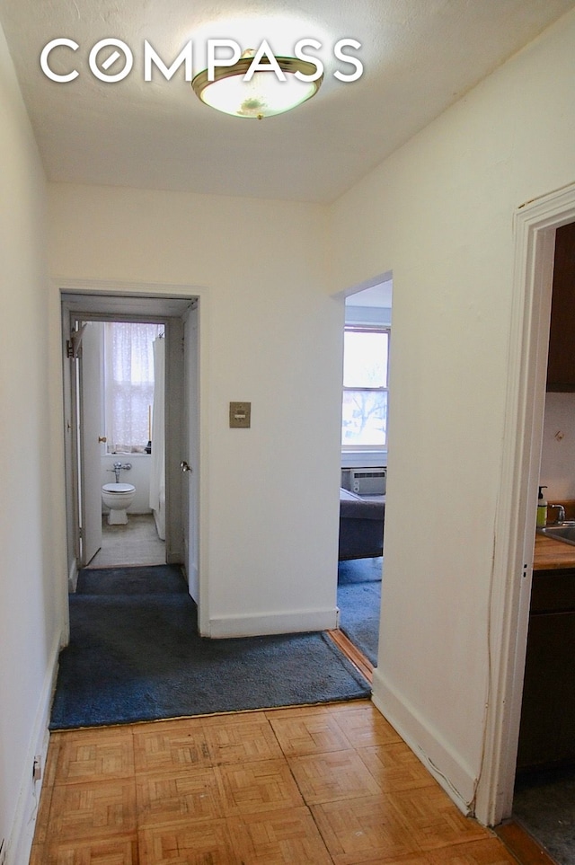 43-10 48th Ave Unit 2P, New York City, NY 11377 - corridor featuring plenty of natural light and baseboards
