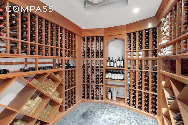 42 W 71st St, New York City, NY 10023 - wine room with tile patterned flooring