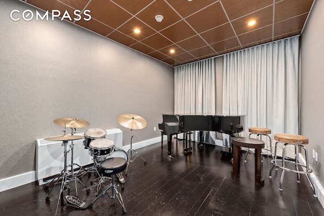 360 Furman St Unit 511, New York City, NY 11201 - miscellaneous room featuring wood finished floors, baseboards, and recessed lighting