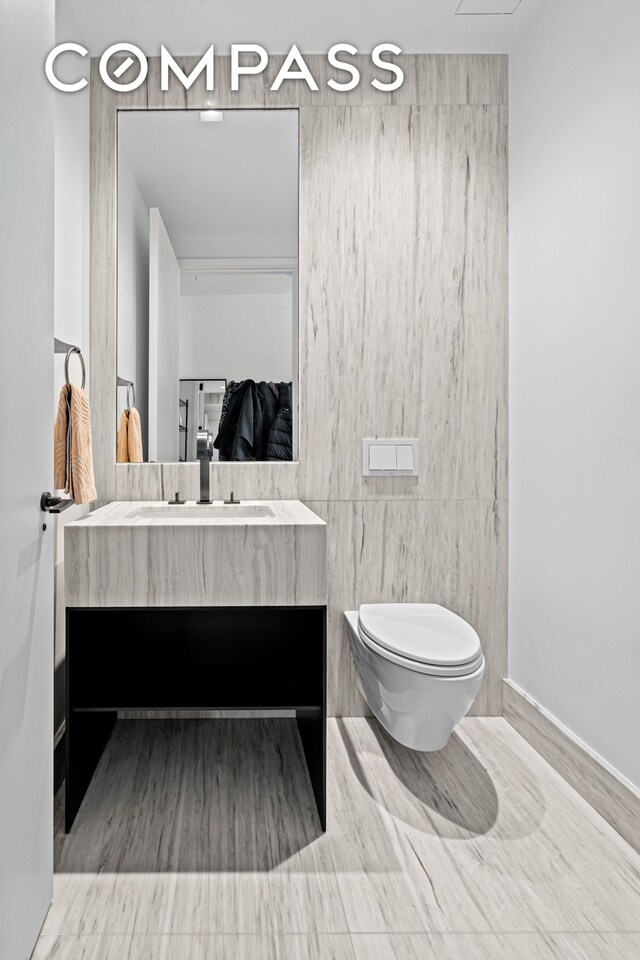 111 Murray St Unit 43B, New York City, NY 10007 - bathroom featuring toilet and vanity