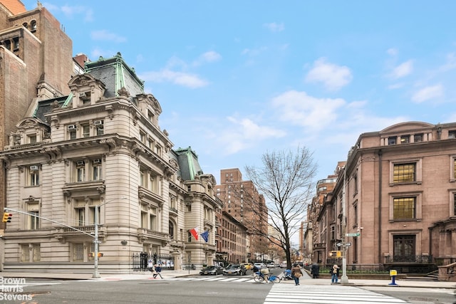 30 E 37th St Unit 4Hj, New York City, NY 10016 - view of asphalt street with street lighting, sidewalks, and curbs