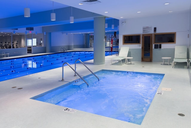 view of indoor pool