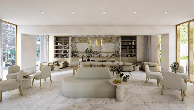 250 E 25th St Unit 7-A, New York City, NY 10010 - community lobby featuring expansive windows