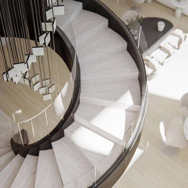 view of stairs