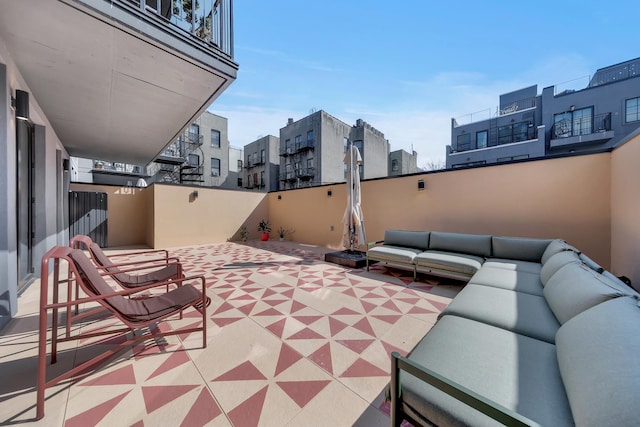114 Lexington Ave Unit 203, New York City, NY 11238 - view of patio with outdoor lounge area
