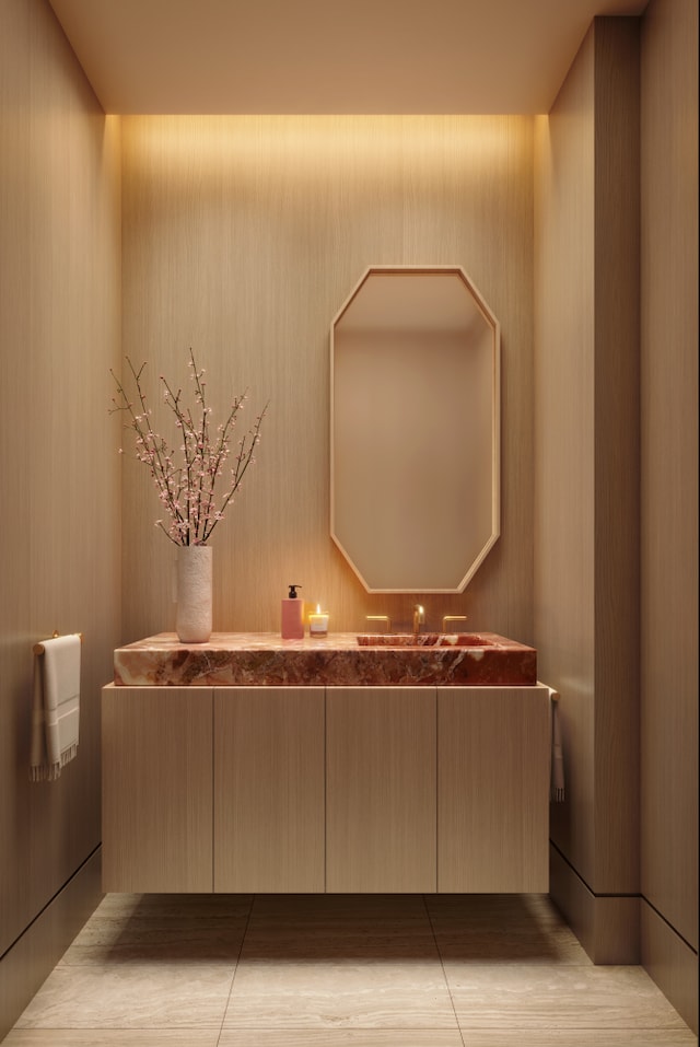 bathroom featuring a sink