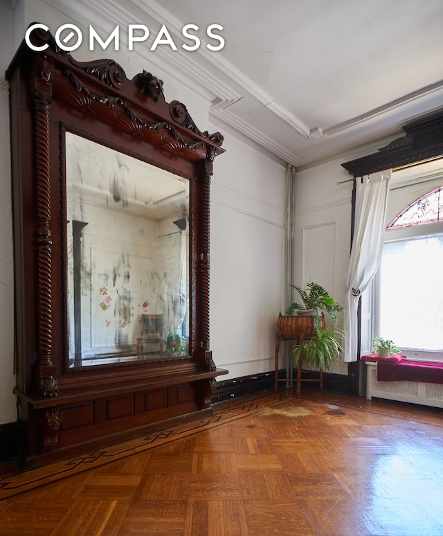 660 Macon St, New York City, NY 11233 - living area with radiator heating unit