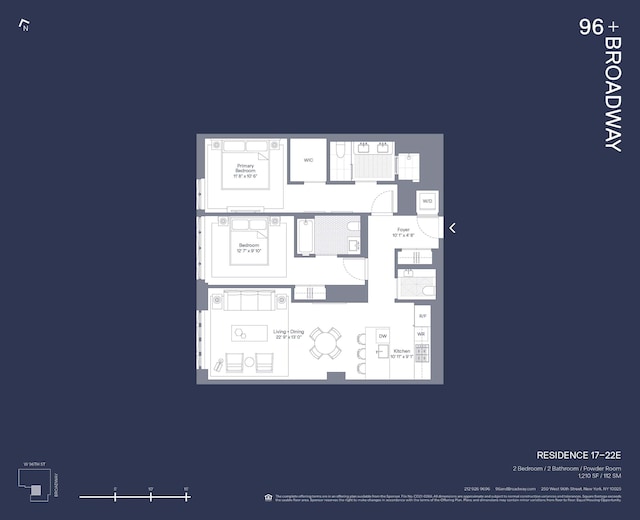 250 W 96th St Unit 17E, New York City, NY 10025 - home floor plan