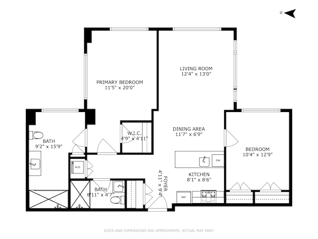 98 Front St Unit Ph3D, New York City, NY 11201 - floor plan / room layout