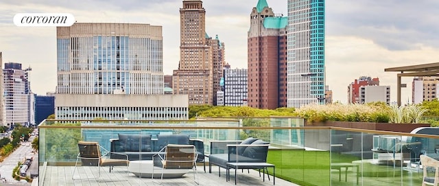98 Front St Unit Ph3D, New York City, NY 11201 - balcony featuring a view of skyline