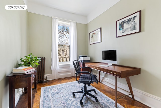 434 74th St, New York City, NY 11209 - office with baseboards