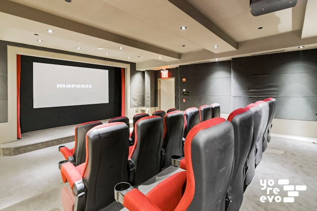 15 Broad St Unit 2714, New York City, NY 10005 - home theater room featuring recessed lighting